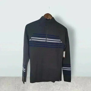 Title nine Super Power 1/4 Zip Sweater - Stripe Sz XS